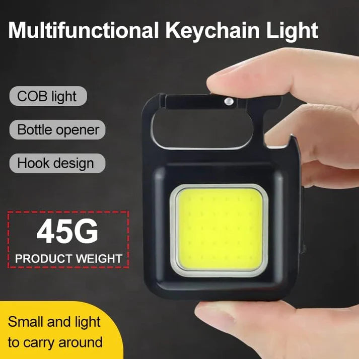 COB RECHARGEABLE KEY CHAIN LIGHT