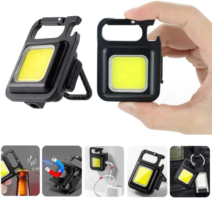 COB RECHARGEABLE KEY CHAIN LIGHT
