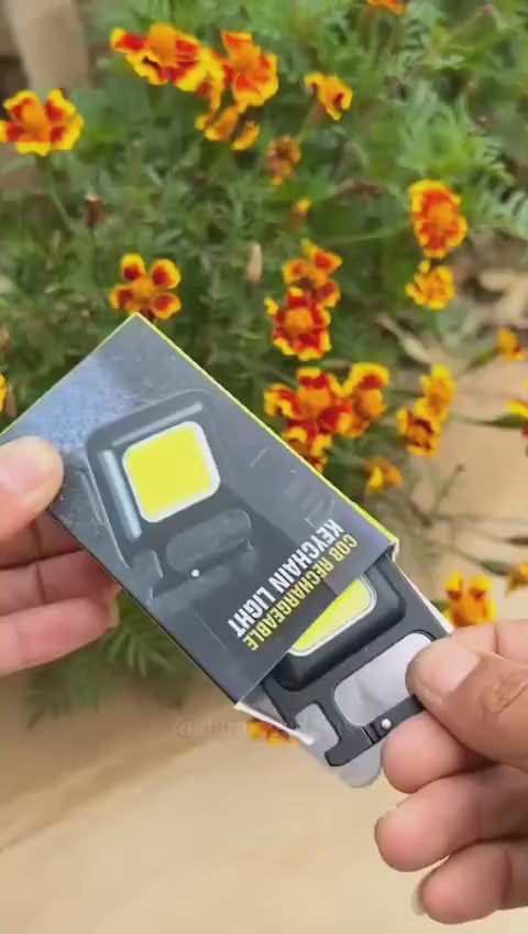 COB RECHARGEABLE KEY CHAIN LIGHT